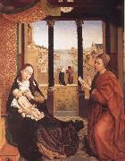 Rogier van der Weyden St Luke Drawing the Virgin oil painting artist